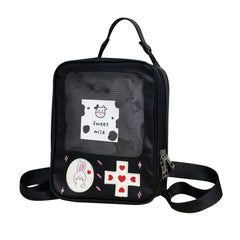 Causal Girl Backpack Transparent Hit Knapsacks Travel Student School Bags