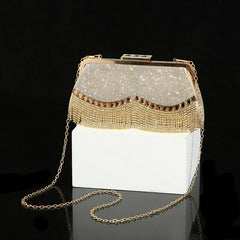 Full Diamond Evening Bag Women's Messenger Bag Party Bridesmaid Handbag