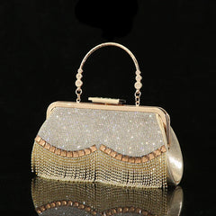Full Diamond Evening Bag Women's Messenger Bag Party Bridesmaid Handbag