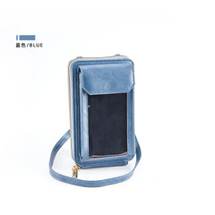 Clear Crossbody Bag Cell Phone Pocket Handbag for Women