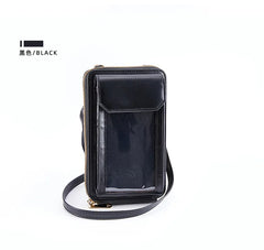 Clear Crossbody Bag Cell Phone Pocket Handbag for Women