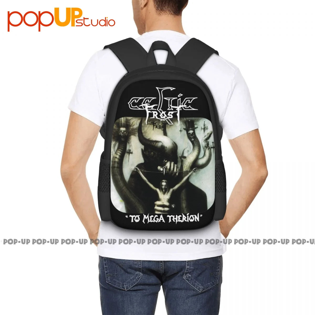 Celtic Frost To Mega Therion Backpack Large Capacity Bookbag