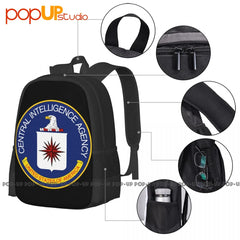 CIA Seal Backpack Large Capacity Softback Sports Bag