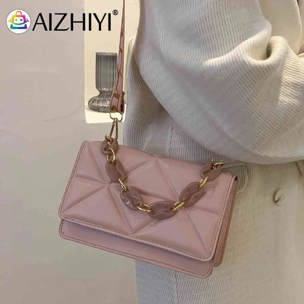 Embossed Crossbody Bag with Wide Strap for Weekend Vacation