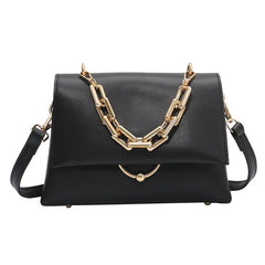 Small PU Leather Flap Crossbody Bag Yellow