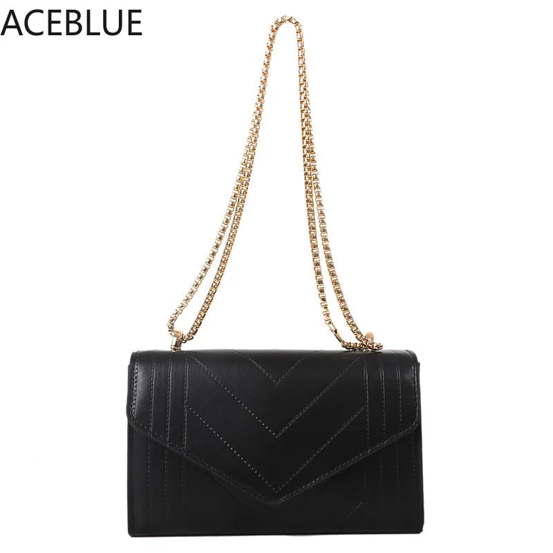 Retro Square Crossbody Bags Stripe Purse and Bags