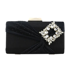 Chaliwini Gemstone Floral Pattern Clutch Bag