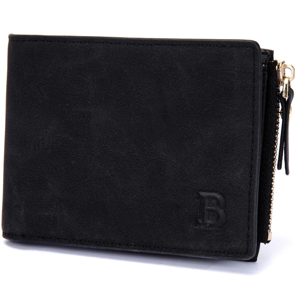 Men's Leather Wallet with US Dollar Design