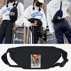 Charizard Print Waist Bag Cross Shoulder Bag