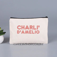 Charli Damelio Makeup Bag Classic Organizer Lady Pouch for Travel