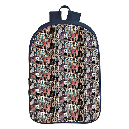 Charli Damelio Double-layer Backpack 16 Inches Unisex Mochila