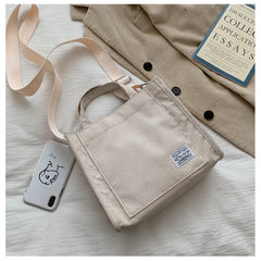 Women's Solid Color Crossbody Shoulder Bag Casual School Wallet
