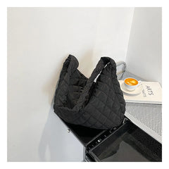 Winter Down Tote Bag Large Women's Handbag