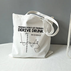 Chemistry Tote Bag All You Need Is Love Math Graphic Funny Geek Handbag