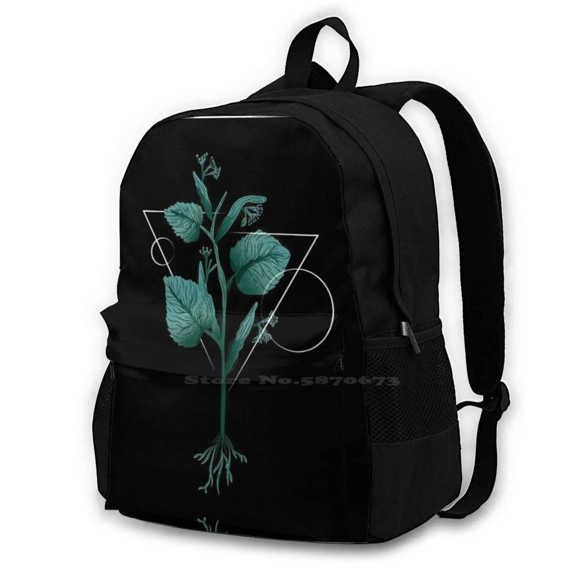 Cherry Blossoms After Winter Backpack Chestnut Brown