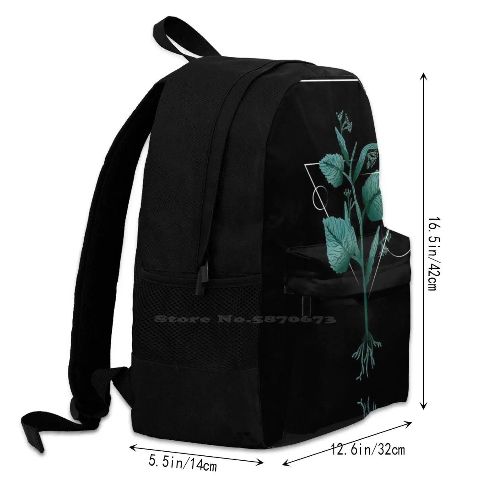 Cherry Blossoms After Winter Backpack Chestnut Brown