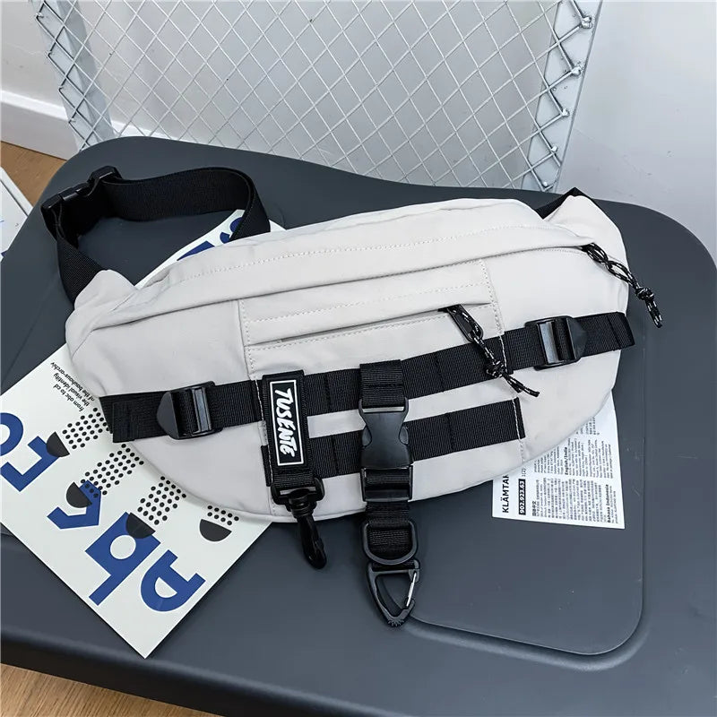 Japanese Tooling Chest Bag Casual Shoulder Bag