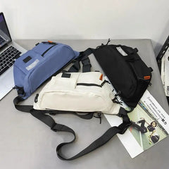 Nylon Chest Bag Crossbody Shoulder Waist Fanny Pack