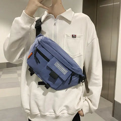 Nylon Chest Bag Crossbody Shoulder Waist Fanny Pack