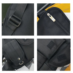 Men Crossbody Bag Chest Rig Tactical Vest Hip Hop Functional Chest Bag