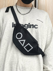 Men's Chest Bag Crossbody Messenger Shoulder Waist Bag