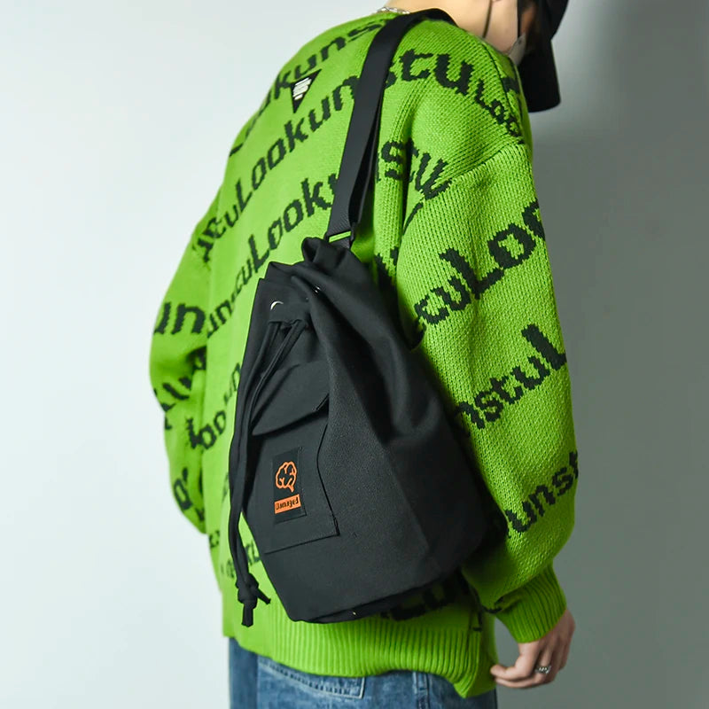 Men's Casual Messenger Bag Large Capacity Shoulder Bag