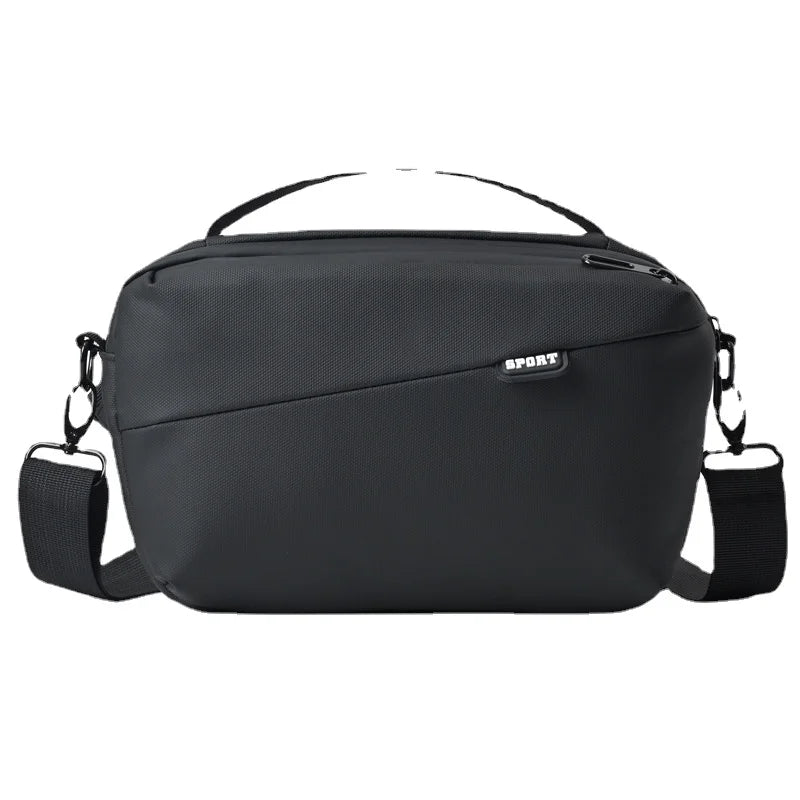 Men's Leather Shoulder Bag Waterproof Handbag