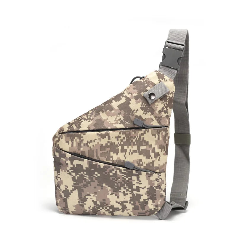 Tactical Chest Bag Shoulder Anti-Theft Wallet Men Outdoor Pistol Gun Bag