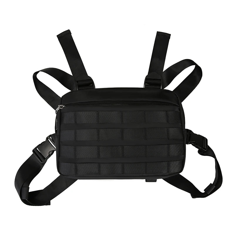 Waterproof Chest Bag Vest Men Military Streetwear Hip Hop Waist Bag
