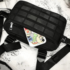 Waterproof Chest Bag Vest Men Military Streetwear Hip Hop Waist Bag