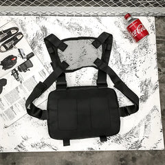 Waterproof Chest Bag Vest Men Military Streetwear Hip Hop Waist Bag
