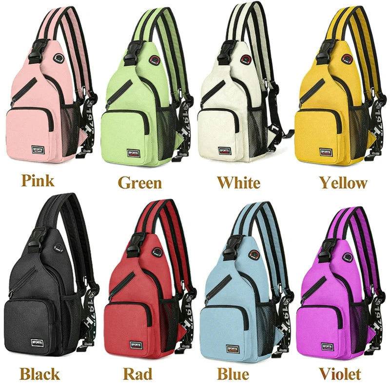 Women's Chest Bag Waterproof Small Backpack Multi-Functional Handbag