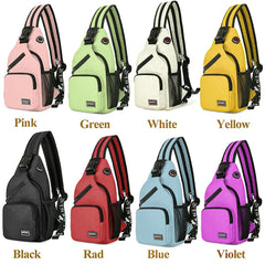 Women's Chest Bag Waterproof Small Backpack Multi-Functional Handbag