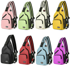 Women's Chest Bag Waterproof Small Backpack Multi-Functional Handbag