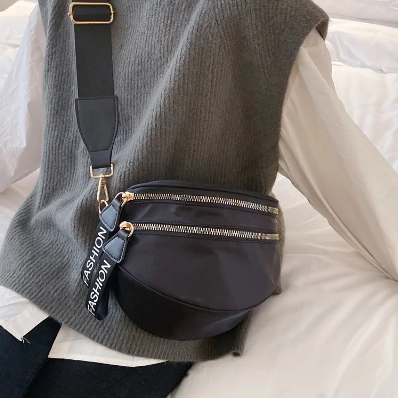 Women's Chest Bag Large-capacity Crossbody Waist Bag