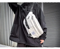 Canvas Chest Bag Women's Waist Belt Fanny Pack Unisex