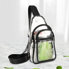 Mini PVC Clear Shoulder Bag for Stadium Travel