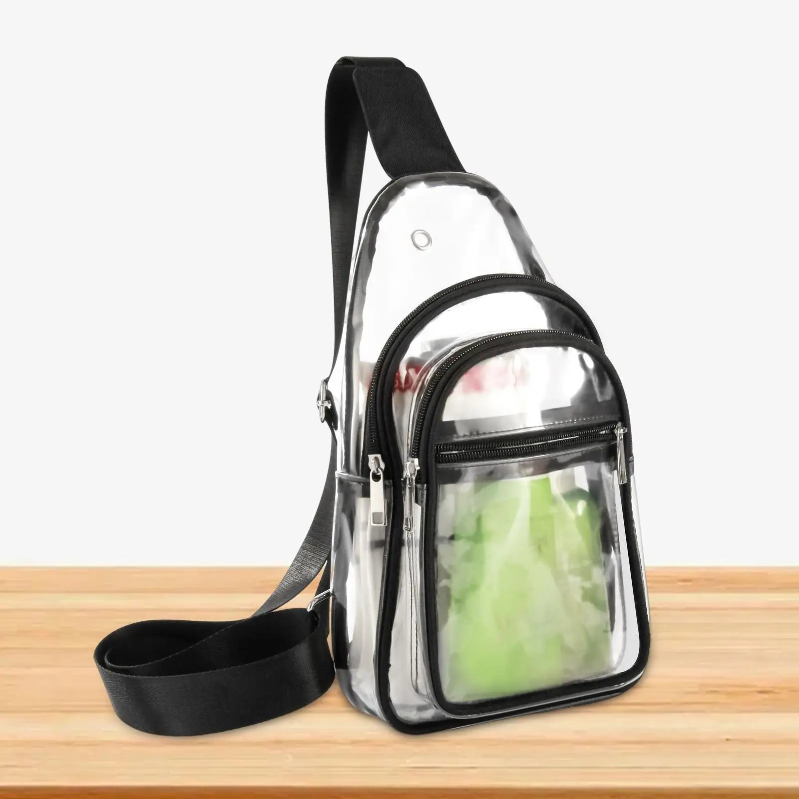 Mini PVC Clear Shoulder Bag for Stadium Travel