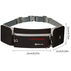 Reflective Zipper Waterproof Fanny Pack Phone Holder