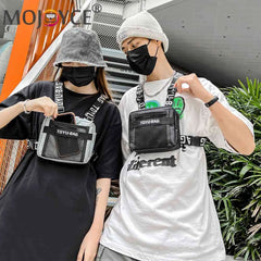 Adjustable Chest Rig Bag Outdoor Hip Hop Travel Waistcoat Bags