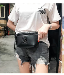Skull Chest Bag Waist Shoulder Messenger Fanny Pack