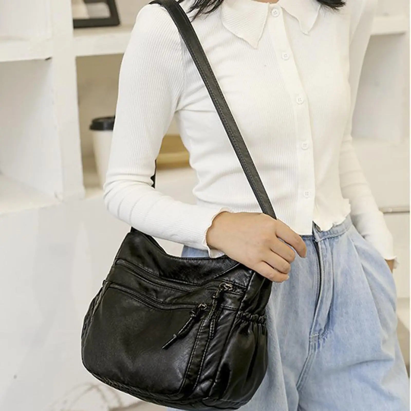Crossbody Bag Women Totes Large Capacity Work Satchel Shoulder Bag