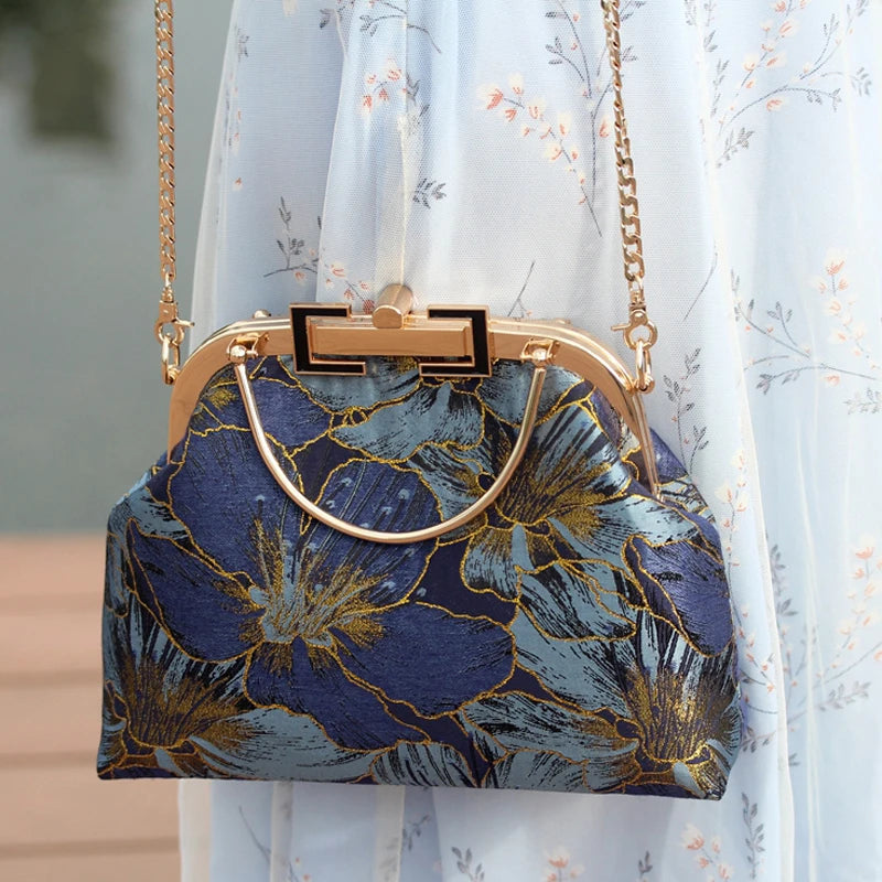 Vintage Women's Handbag Chain Crossbody Bag