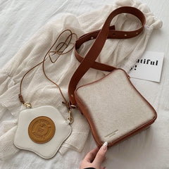 Retro Messenger Bag Women Shoulder Crossbody Small Bags