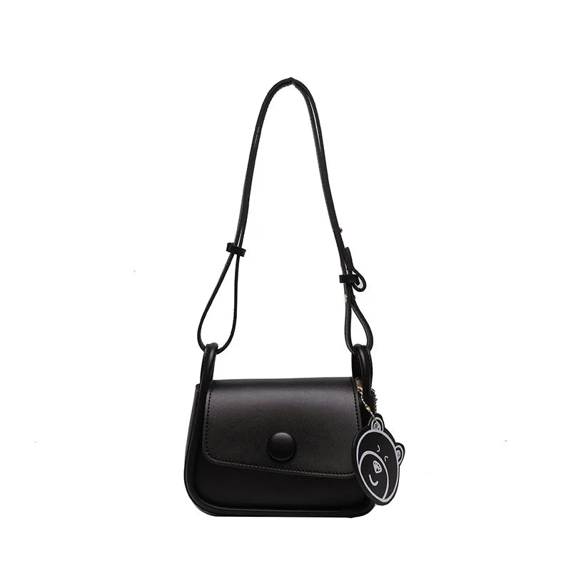 Flap Shoulder Bag PU Leather Clutch Crossbody Purse