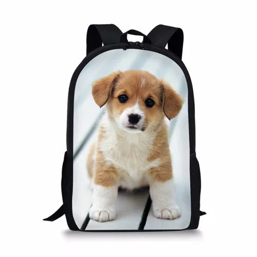 Chihuahua Dog School Backpack for Teens