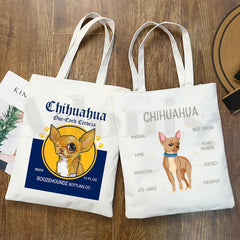 Chihuahua Funny Dog 90s Shoulder Bag for Women