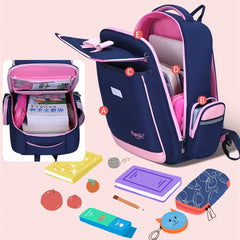 Girls Backpack Lovely Students Princess Book Bag Big Capacity Schoolbag