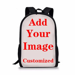 Children Animal Horse School Bag for Teenager Boys Girls Printing Schoolbag