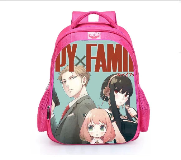 Kids Backpack SPY?FAMILY Primary School Bags for Boys Girls 16inch